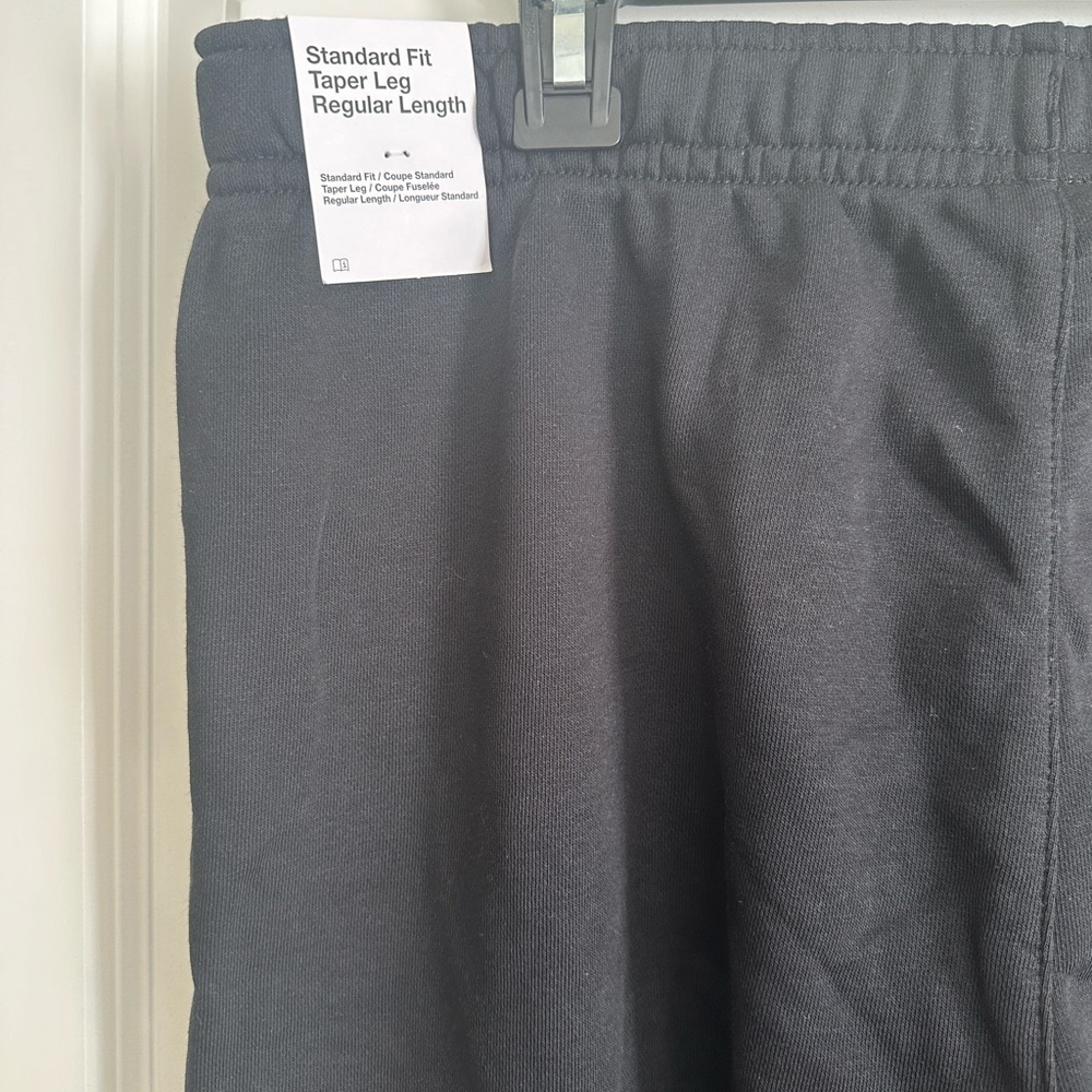 Nike Mens Black XL Standard Fit Taper Leg Regular Length Sweatpants - Picture 3 of 5